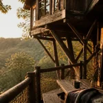Cabane bourgogne perchée au Morvan, cabane au bord de la forêt