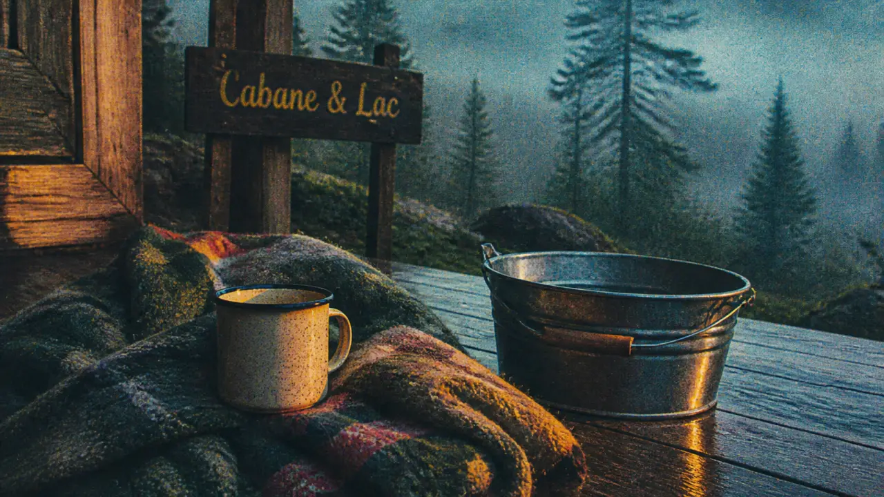 Cabane bourgogne franche comte en lisière de forêt, terrasse et bain nordique