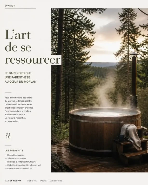 Spa dans le Morvan : bain nordique en pleine nature pour une relaxation totale