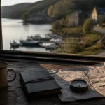 Hébergement dans le Morvan près d’un lac, table et fenêtre