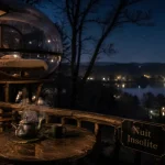 Nuits insolites bourgogne : cabane et bulle au Morvan, nuit claire