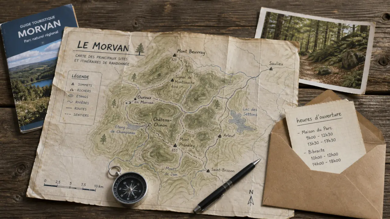 Office de tourisme du grand autunois morvan, cartes et itinéraires pour préparer Autun et le Morvan