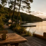 Chalet bord du Lac des Settons pour vacances Morvan