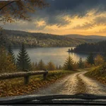 Visiter Morvan : route vers le lac des Settons