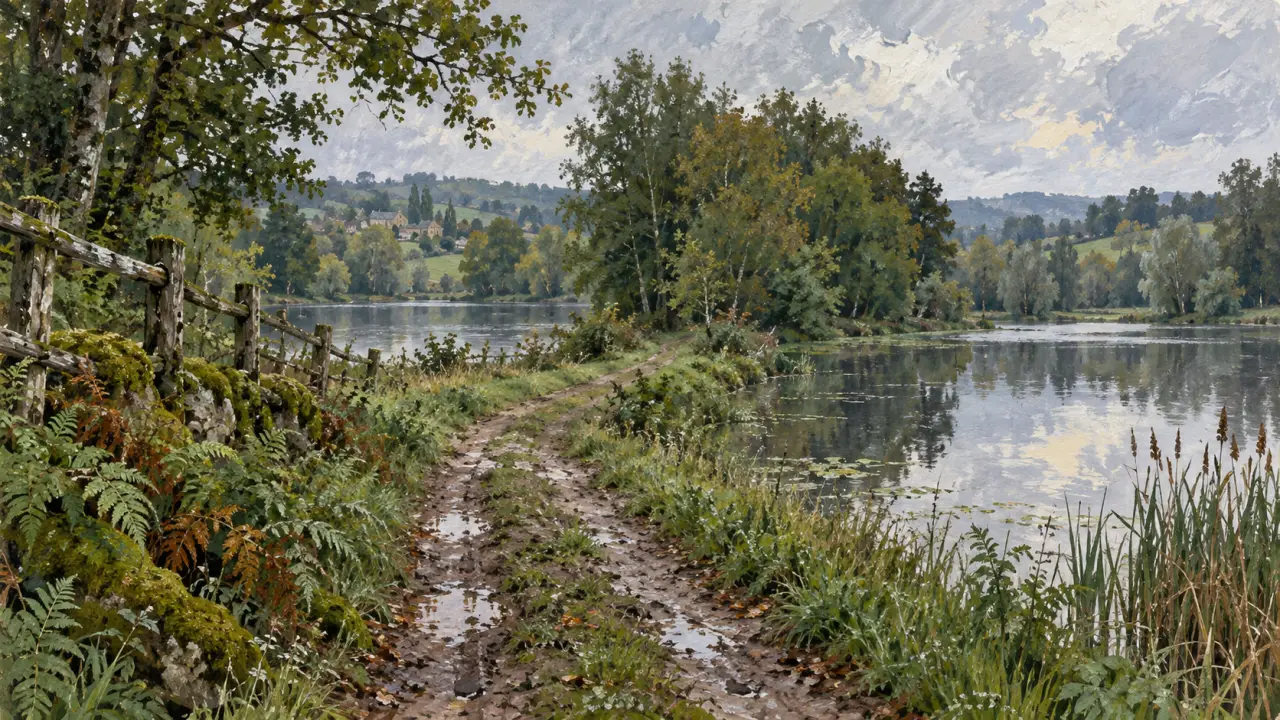 Bierre en Morvan : chemins et étangs calmes en Bourgogne
