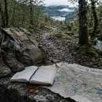 Circuit randonnée Morvan : chaussures au bord d’un lac, forêts et crêtes