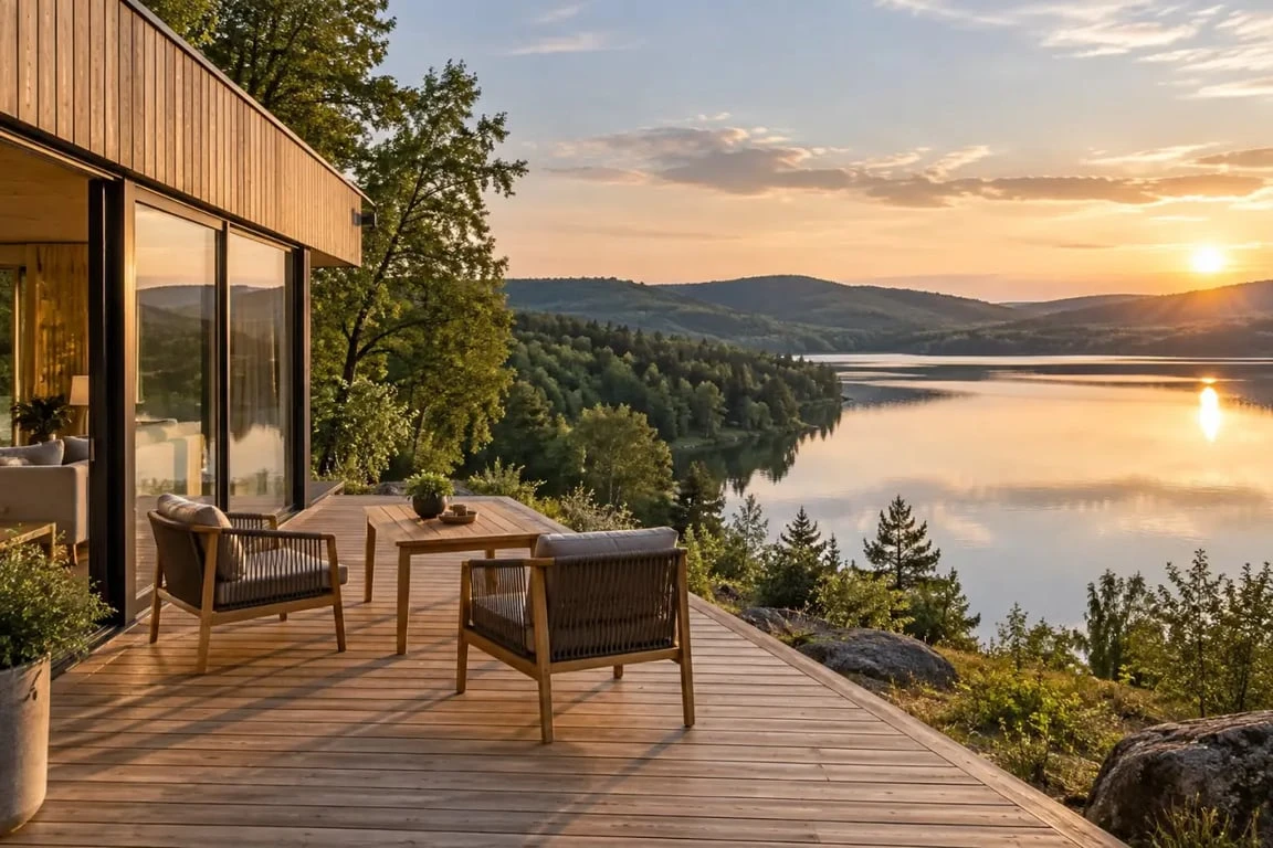 Les Terrasses du Lac dans le Morvan près du lac de Pannecière