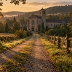 La pierre qui vire : Abbaye de la Pierre-qui-Vire dans le Morvan