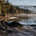 Plus belle randonnée Morvan : lac des Settons au petit matin