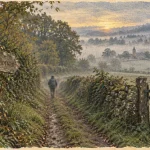 Randonnée chissey en morvan : sentier bocage, haies et forêt