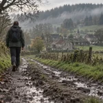 Randonnée la celle en morvan : sentier rural bocage et forêt