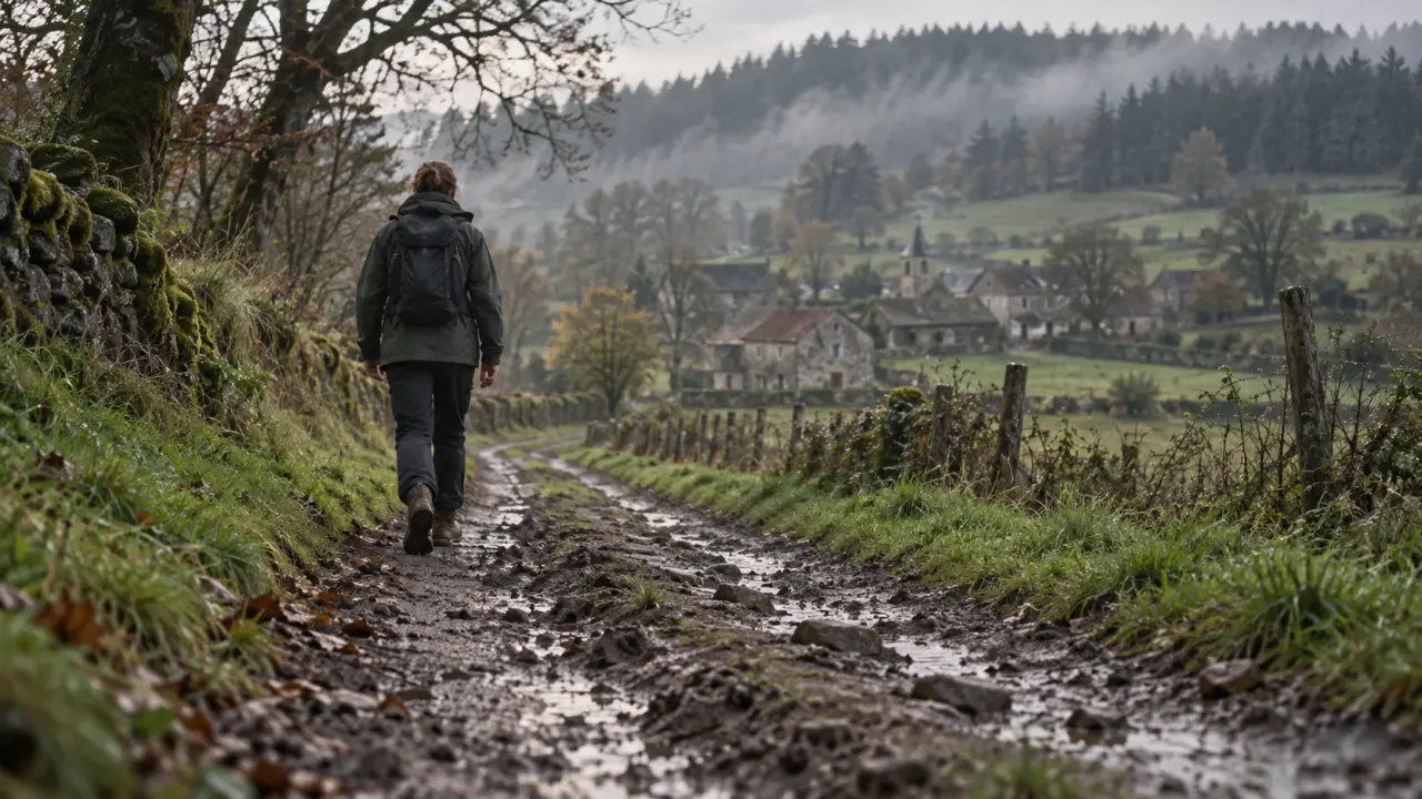 Randonnée la celle en morvan : sentier rural bocage et forêt