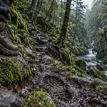 Randonnée Morvan Gorges de la Canche : sentier humide et mousse