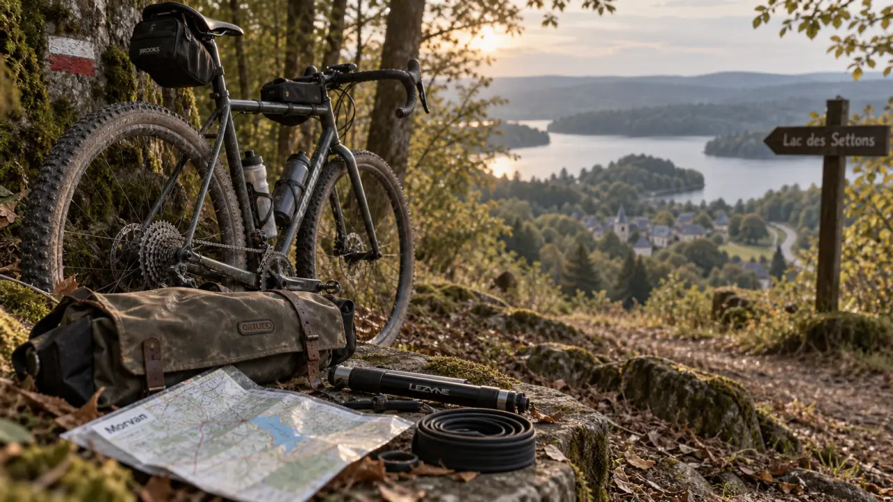 Randonnée vélo Morvan : vélo gravel au Lac des Settons