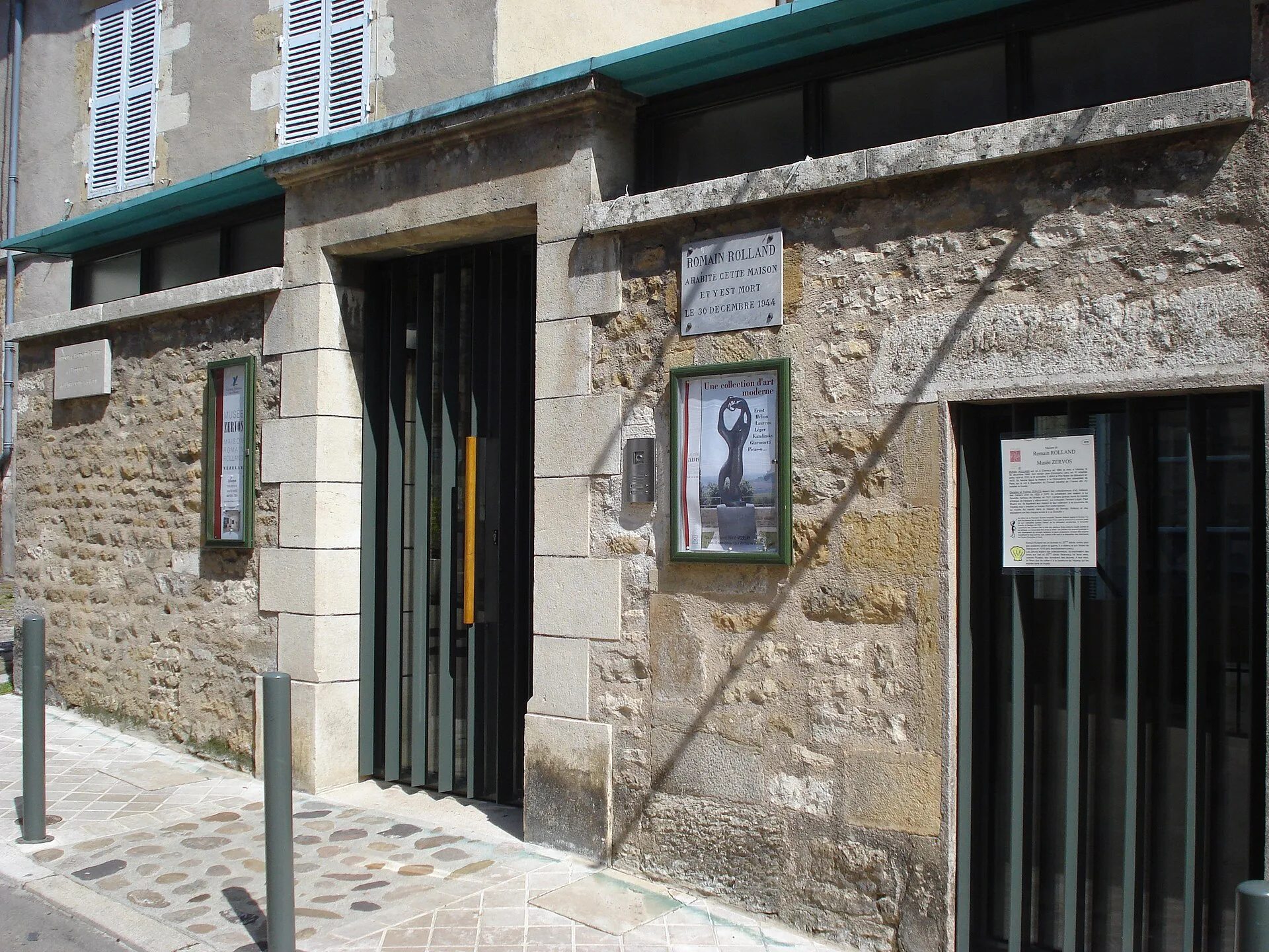 La maison de Romain Rolland à Vézelay, siège du musée Zervos